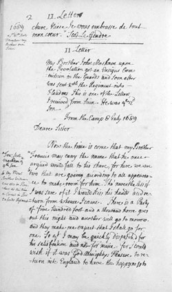 Letters from Relations and Friends to Esther Masham, Book 1, 1722 (Newberry Library, Case MS E5.M3827), image reproduced with the kind permission of The Newberry Library