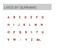 browse alphabetically