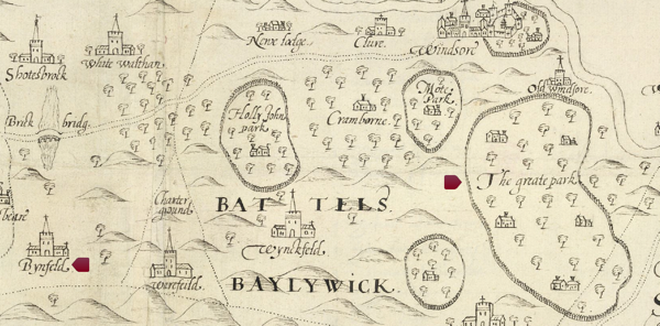 Map of estates at Windsor