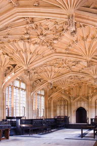 Interior of Duke Humphrey's Library, Oxford