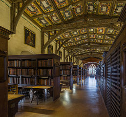 Interior of Duke Humfrey’s Library, Oxford